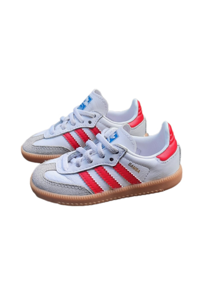 Adidas Toddler Samba Og Shoes In The White /Better Scarlet (Red) / Gum Size 6k